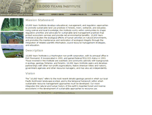 Tablet Screenshot of 10000yearsinstitute.org